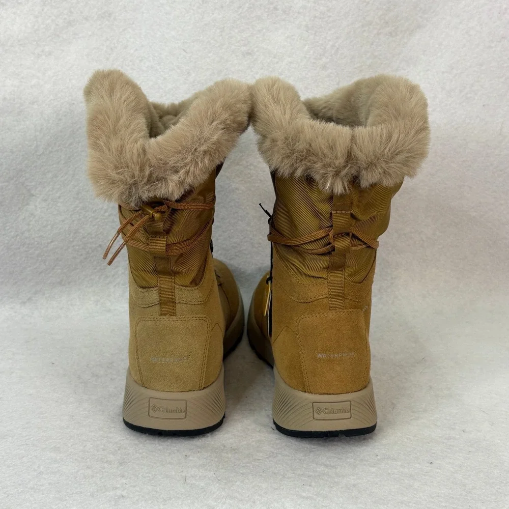 Columbia Womens 8 Slopeside Village Omni-Heat Hi 200G Insulation Elk/Autumn Fur*